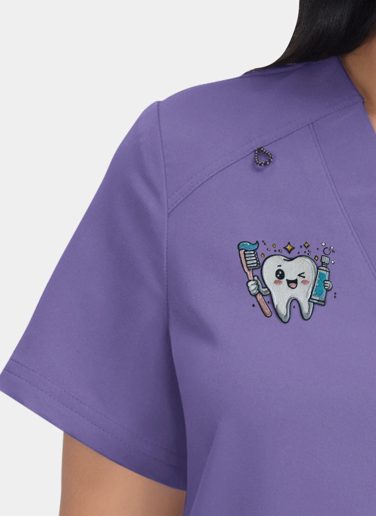 Koi Next Gen Hustle And Heart Scrub Top - Wisteria - SALE - Image 3