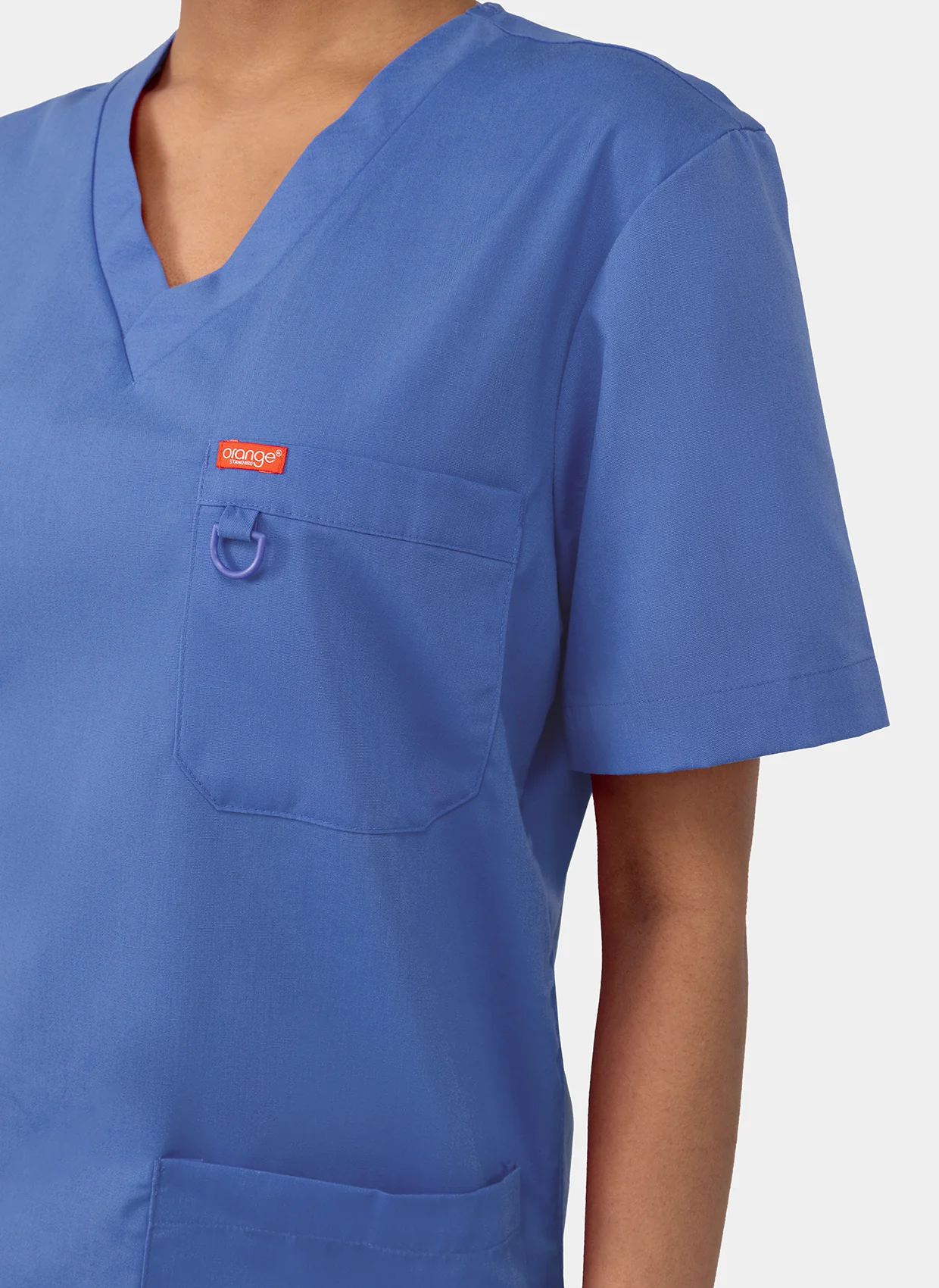 Unisex Orange Standard Balboa Scrub Top - True Ceil - Image 4