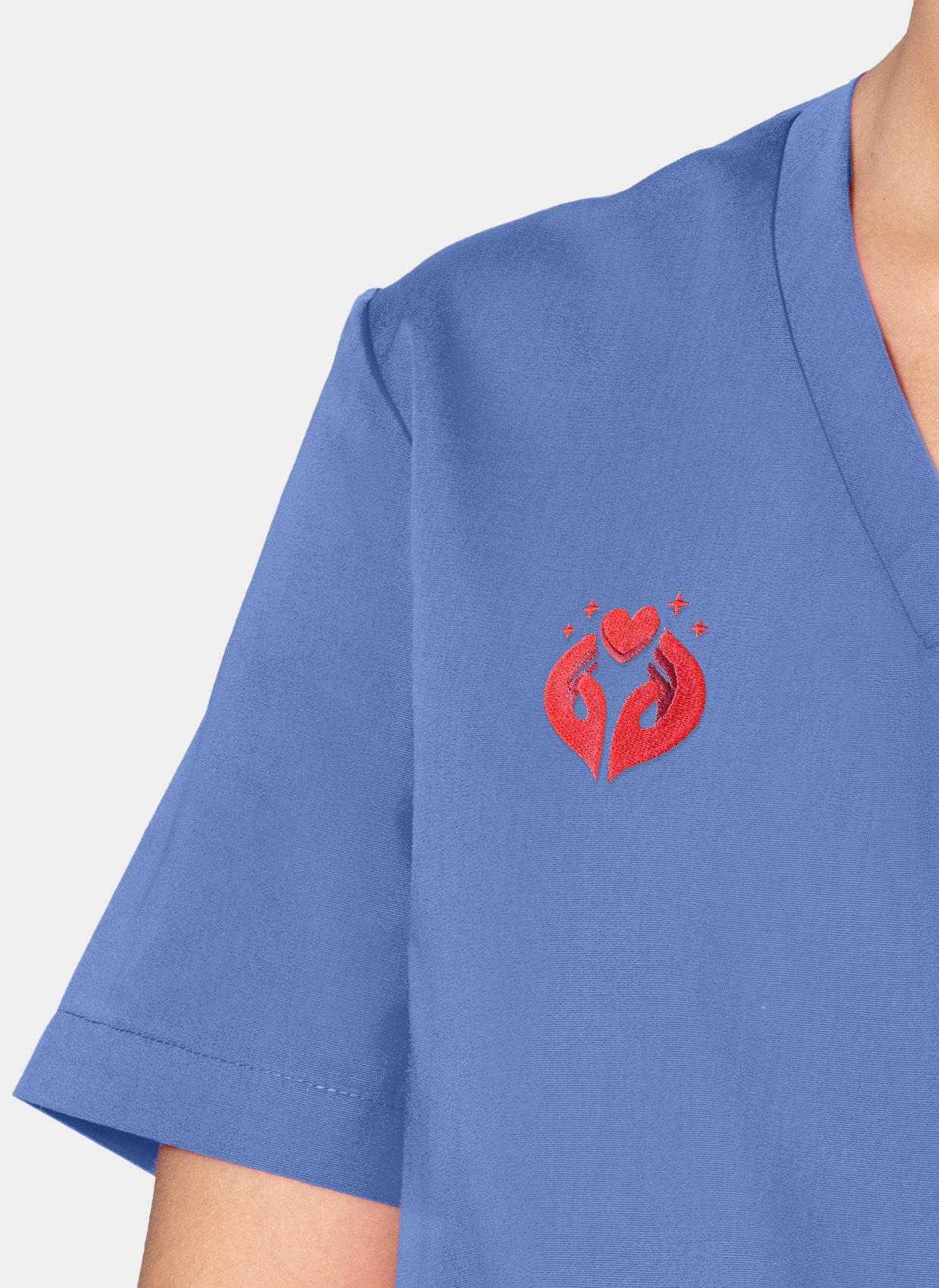 Unisex Orange Standard Balboa Scrub Top - True Ceil - Image 6