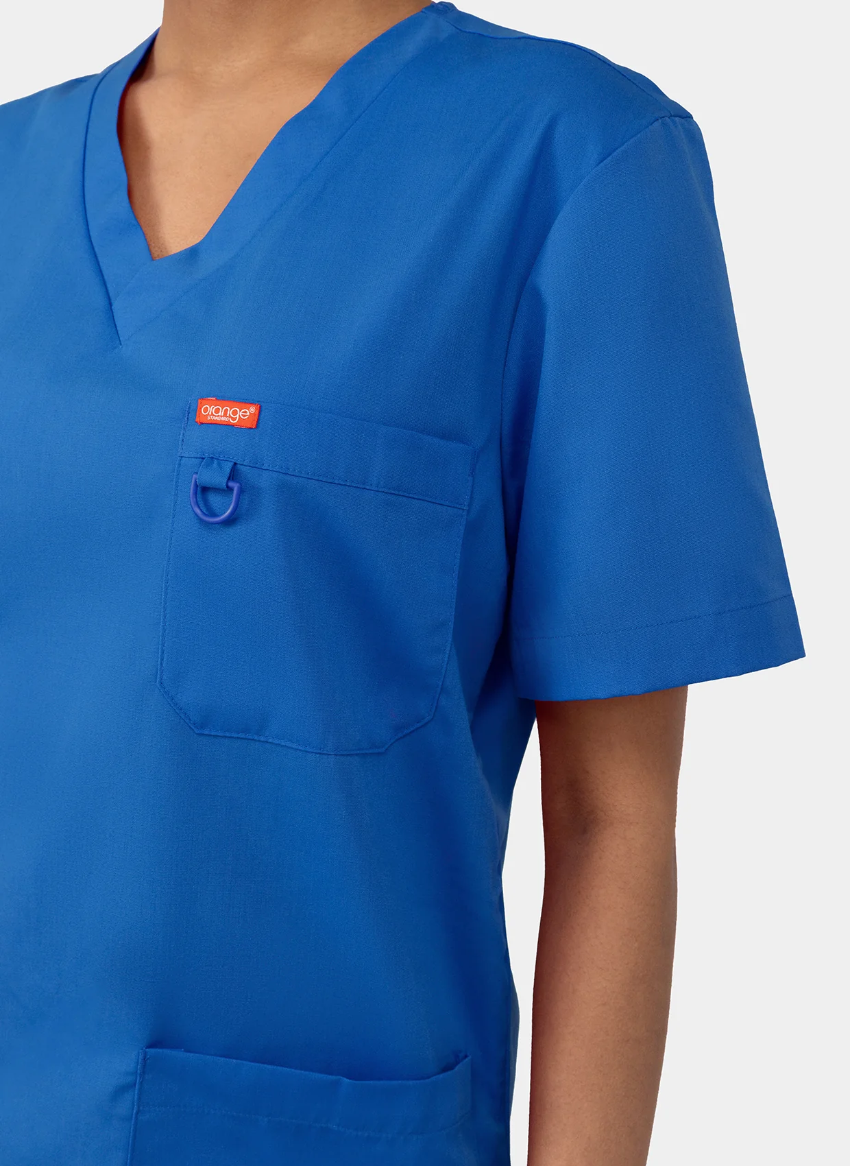 Unisex Orange Standard Balboa Scrub Top - Royal - Image 3