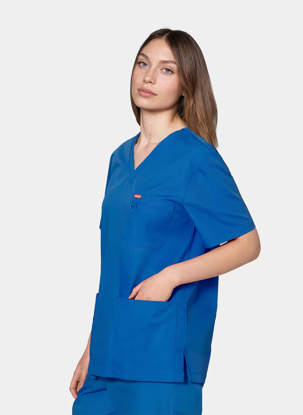 Unisex Orange Standard Balboa Scrub Top - Royal - Image 5